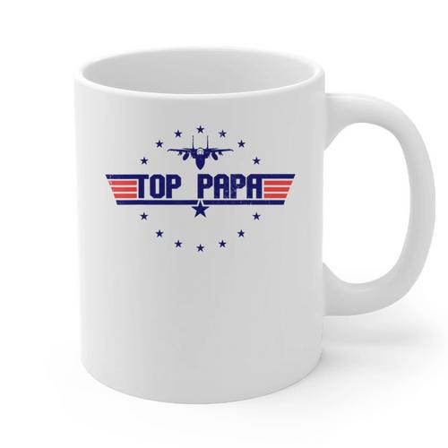 Top Papa Fathers Day Birthday For Men Dad Daddy Grandpa Graphic Print Coffee Mug - Father's Day Fun