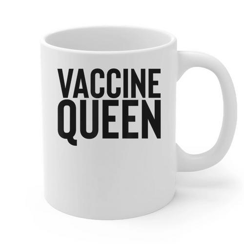 Vaccine Queen Nursing Graduation Shirt Graphic Print Coffee Mug - Best Gift Smart