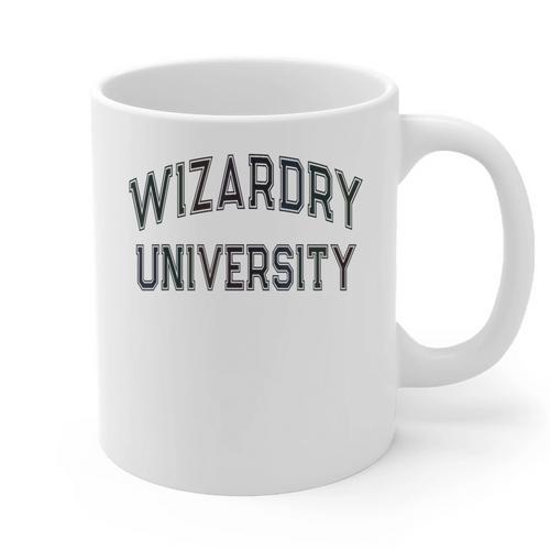 Vintage Don'T Call Me WIZARDRY UNIVERSITY Introvert Graphic Print Coffee Mug - Raresse