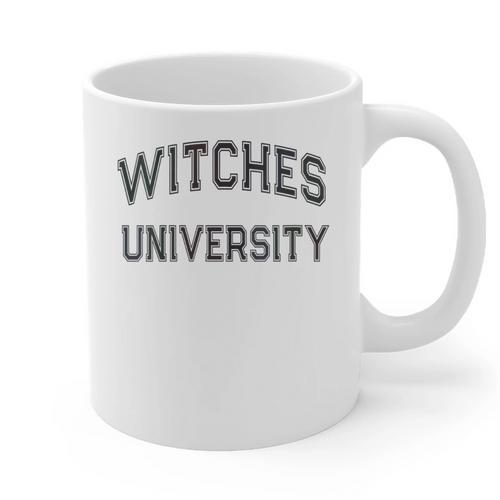 Vintage Stay Away From Me WITCHES UNIVERSITY Introvert Graphic Print Coffee Mug - Raresse
