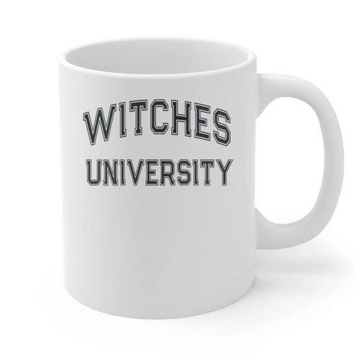 Vintage Stay Away From Me WITCHES UNIVERSITY Introvert Graphic Print Coffee Mug - Raresse