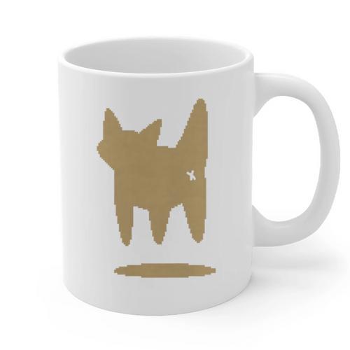 Yk2 Cat With Tomboy Tail 90s Nostalgia Downtown Indie Premium Tri-Blend Graphic Print Coffee Mug - Figerry