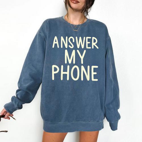 Answer My Phone I Introvert Comfort Colors Sweatshirt - Raresse