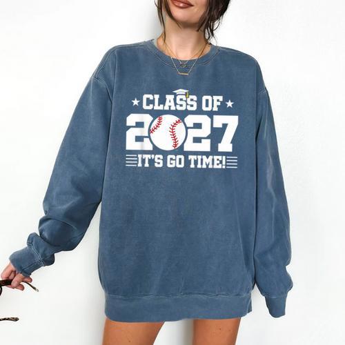 Back To School 2027 Baseball 2027 Graduation Class Of 2027 Comfort Colors Sweatshirt - Best Gift Smart