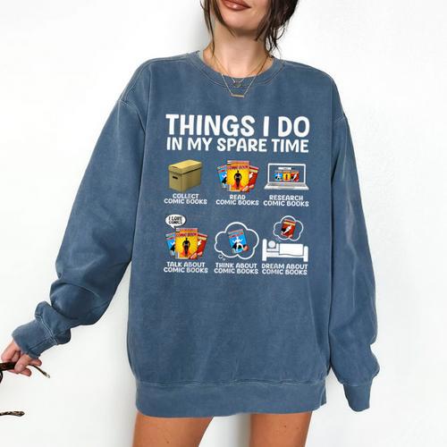 Best Comic Book For Men Women Comic Book Collectors Comfort Colors Sweatshirt - Bookorys