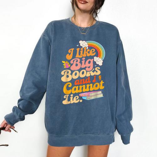 Books Reading Lover Bookworm Nerd Librarian Book Reader Comfort Colors Sweatshirt - Bookorys CA