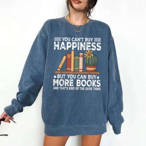 Books Reading Lovers Bookworm Librarian Book Nerd Read Comfort Colors Sweatshirt - Bookorys