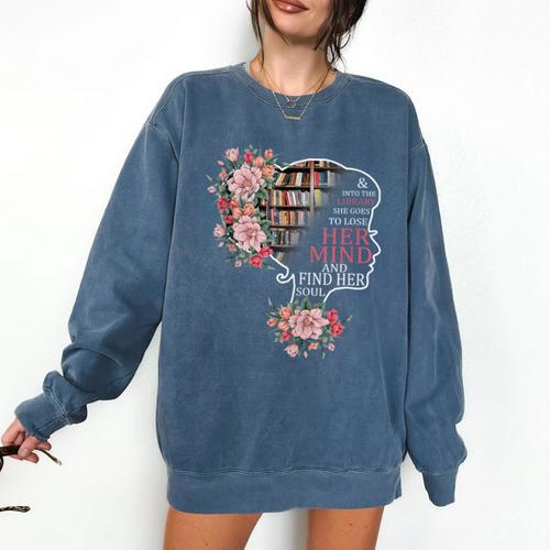 Bookworm Book Reader Book Nerd Book Reading Lover Comfort Colors Sweatshirt - Bookorys DE
