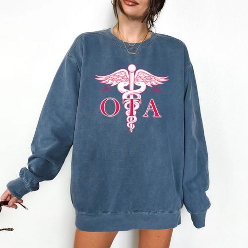 Caduceus Shirt Occupational Therapist Assistant Graduation Comfort Colors Sweatshirt - Best Gift Smart