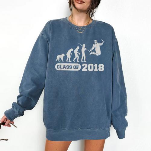 Class Of 2018 Graduation Evolution Comfort Colors Sweatshirt - Best Gift Smart