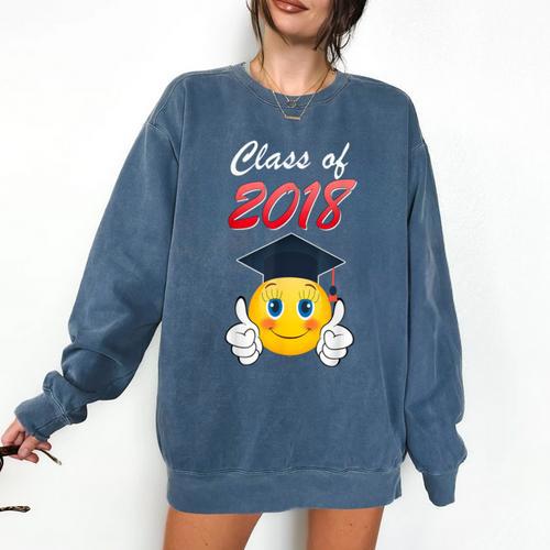 Class Of 2018 Graduation Grad For Her Tee Shirt Comfort Colors Sweatshirt - Best Gift Smart