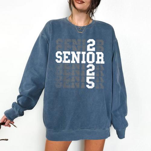 Class Of 2025 Senior 2025 Back To School 2025 Graduation 25 Comfort Colors Sweatshirt - Best Gift Smart
