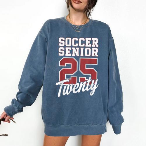 Class Of 2025 Senior 2025 Graduation 2025 Soccer Comfort Colors Sweatshirt - Best Gift Smart