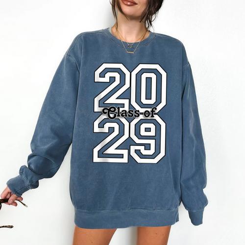 Class Of 2029 Graduating School Class Of 2029 Graduation Comfort Colors Sweatshirt - Best Gift Smart