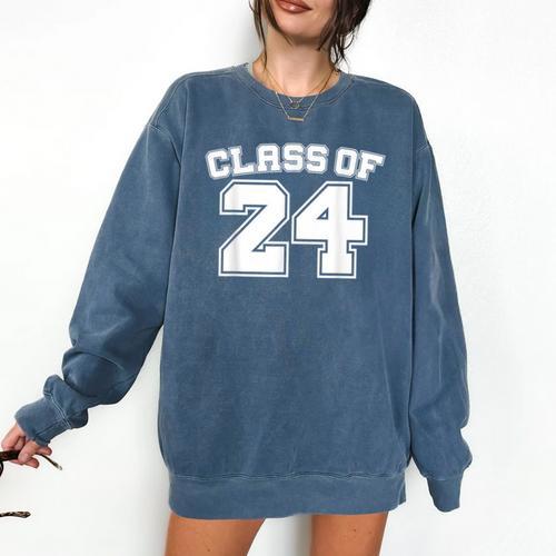 Class Of 24 2024 School Tee Shirt Graduation Class Party Comfort Colors Sweatshirt - Best Gift Smart