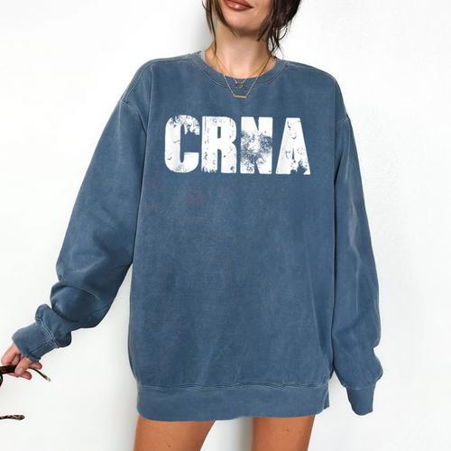 CRNA Nurse Graduation Nurse Anesthetist Shirt Comfort Colors Sweatshirt - Best Gift Smart