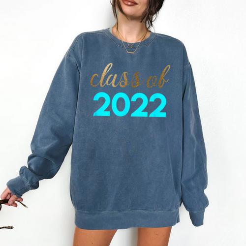 Cute Graduation Shirt Class Of 2022 Shirt Comfort Colors Sweatshirt - Best Gift Smart
