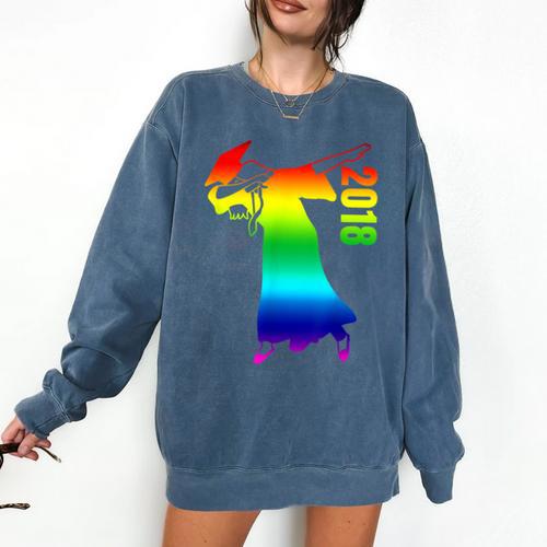 Dabbing Graduate 2018 Graduation Celebration Comfort Colors Sweatshirt - Best Gift Smart