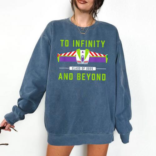 Disney And Pixar’s Toy Story Buzz Graduation Class Of 2025 Comfort Colors Sweatshirt - Best Gift Smart