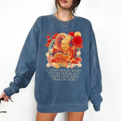 I Dont Know What Youre Doing Chinese New Year Introvert Comfort Colors Sweatshirt - Raresse
