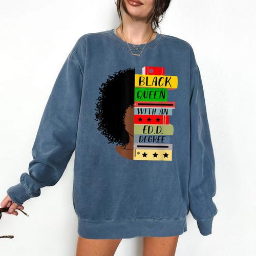 EdD Doctor Of Education Book Degree Doctorate Graduation Comfort Colors Sweatshirt - Best Gift Smart