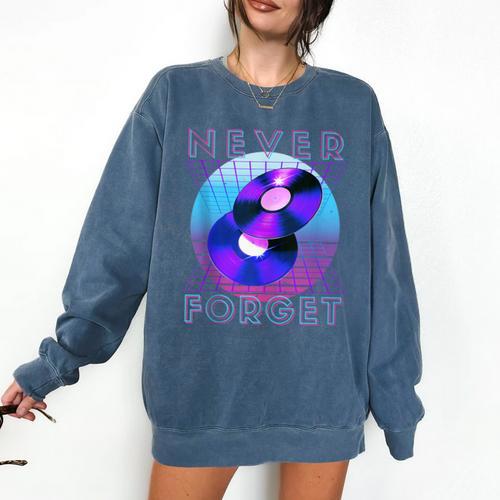 Never Forget Retro 80s 90s Nostalgia Comfort Colors Sweatshirt - Figerry