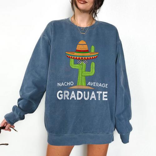 Fun High School College Graduate Humor Graduation Comfort Colors Sweatshirt - Best Gift Smart