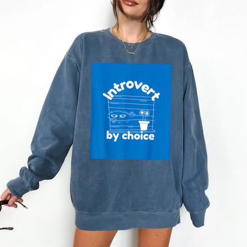 Fun For Introverts Comfort Colors Sweatshirt - Raresse