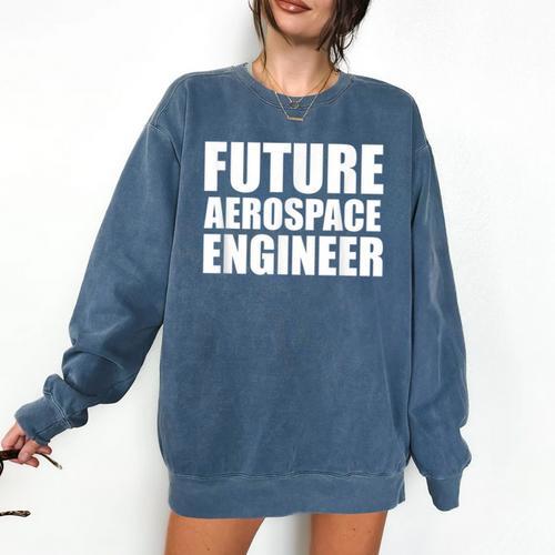 Future Aerospace Engineer College Graduate Graduation Comfort Colors Sweatshirt - Best Gift Smart