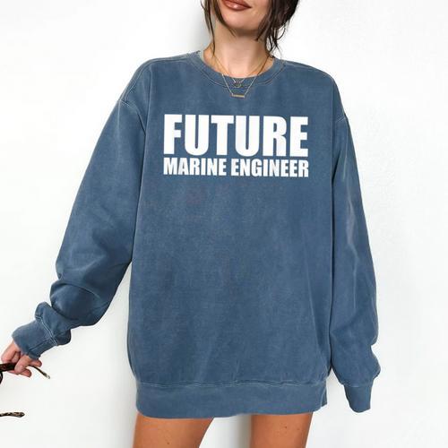 Future Marine Engineer College Graduate Graduation Comfort Colors Sweatshirt - Best Gift Smart