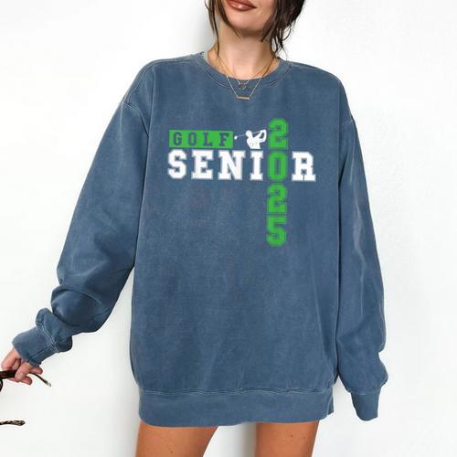 Golf Senior Night Golf Senior 2025 Graduation 33 Comfort Colors Sweatshirt - Best Gift Smart