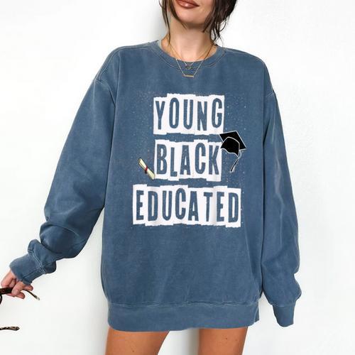 Graduation Young Educated For Men And Women Comfort Colors Sweatshirt - Best Gift Smart