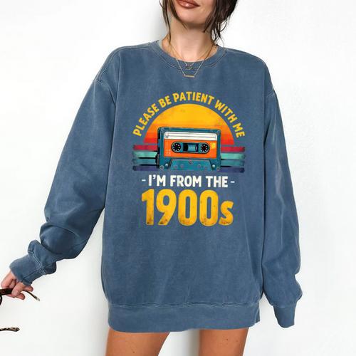 Humor Daddy I'm From The 1900s Comfort Colors Sweatshirt - Figerry