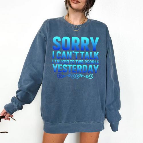 Introvert Antisocial Sarcasm Introverts Anti Social Comfort Colors Sweatshirt - Raresse