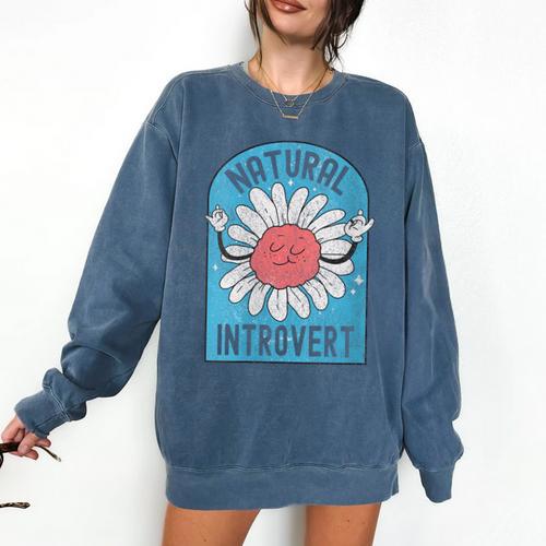 Introvert Cute Anti-Social Shy Person Inner Strength Comfort Colors Sweatshirt - Raresse