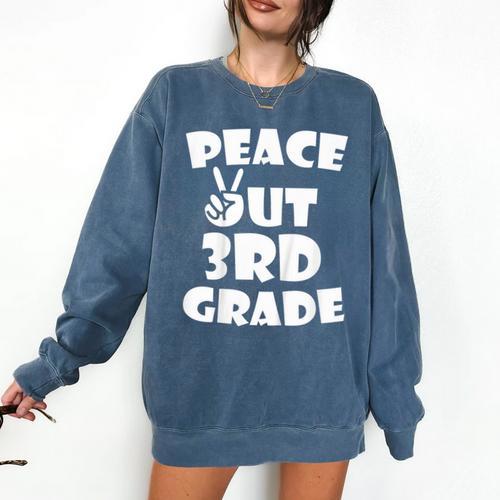 Kids Kids Peace Out 3Rd Grade For Graduation Comfort Colors Sweatshirt - Best Gift Smart