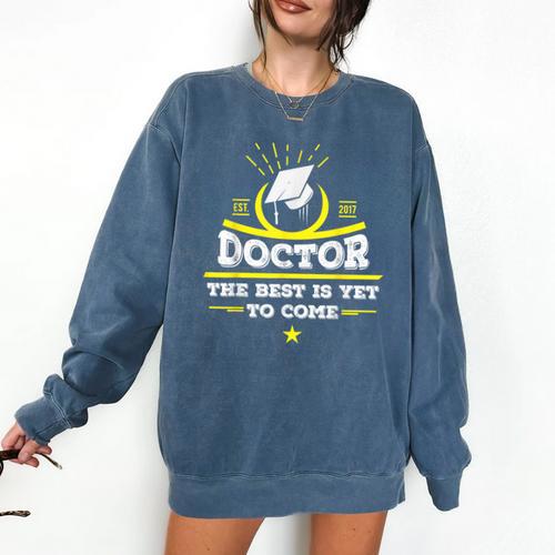 Medical School Graduation Idea For Doctors Comfort Colors Sweatshirt - Best Gift Smart