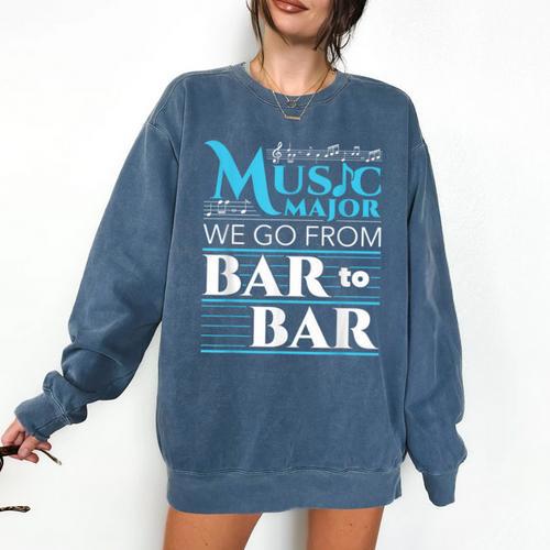 Music Major Student Pun Graduation Comfort Colors Sweatshirt - Best Gift Smart