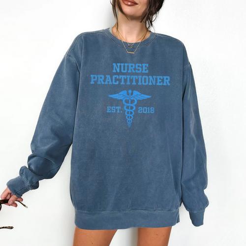 Nurse Practitioner Shirt NP Shirt For Graduation Comfort Colors Sweatshirt - Best Gift Smart