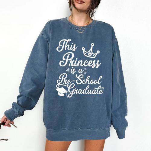 Pre-School Graduation For Girls Comfort Colors Sweatshirt - Best Gift Smart