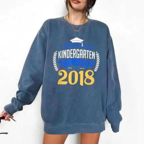 Pre School Graduation Shirts Graduate Grad 2018 Comfort Colors Sweatshirt - Best Gift Smart