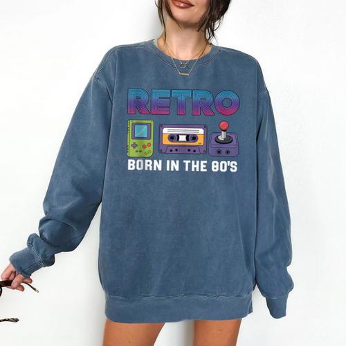 Retro Gaming Nostalgia Tee Perfect For Vintage Lovers Comfort Colors Sweatshirt - Figerry