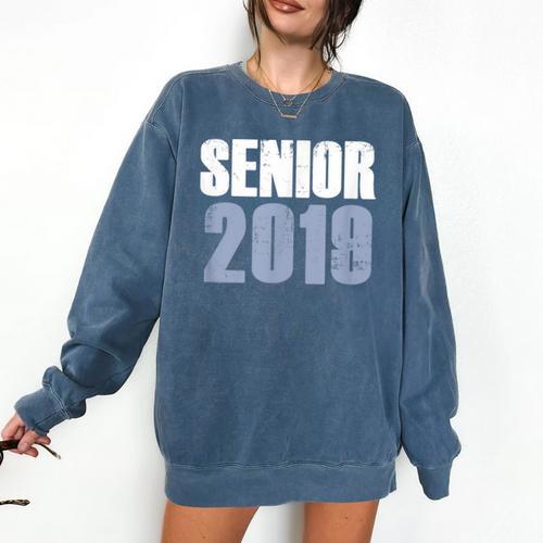 Senior 2019 Shirt Graduation Class Back To School Tee Comfort Colors Sweatshirt - Best Gift Smart
