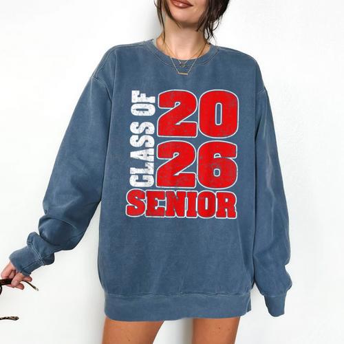 Senior 2026 Class Of 2026 Graduation Comfort Colors Sweatshirt - Best Gift Smart