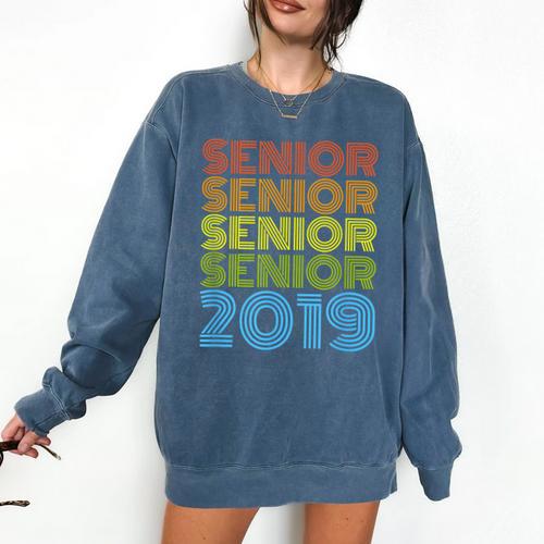 SENIOR CLASS 2019 T SHIRT High School Graduation Comfort Colors Sweatshirt - Best Gift Smart