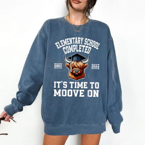 Senior Class Of 2024 Elementary School Graduation Comfort Colors Sweatshirt - Best Gift Smart