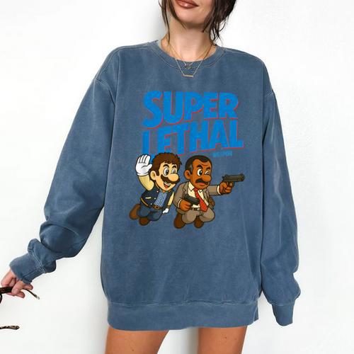 Super Lethal Cute Nostalgia Comfort Colors Sweatshirt - Figerry