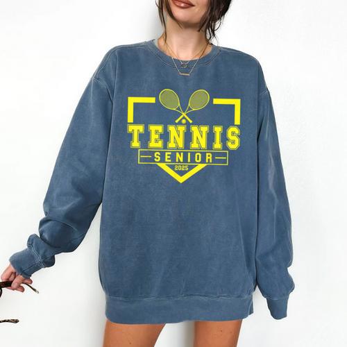 Tennis Senior Night Tennis Senior 2025 Graduation 20 Comfort Colors Sweatshirt - Best Gift Smart