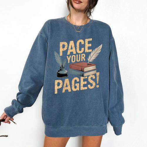 Vintage Literary Nostalgia Comfort Colors Sweatshirt - Figerry