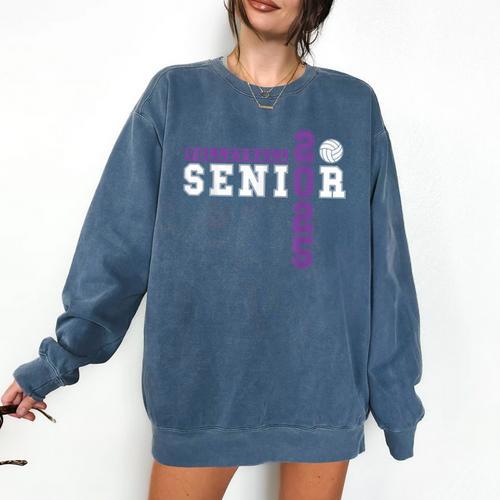 Volleyball Senior Night Volleyball Senior 2025 Graduation 26 Comfort Colors Sweatshirt - Best Gift Smart